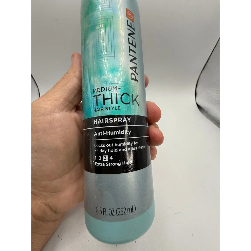 Pantene Pro-V Medium-Thick Hair Style Hairspray Extra Strong Hold 4 8.5oz Pump - Picture 2 of 4